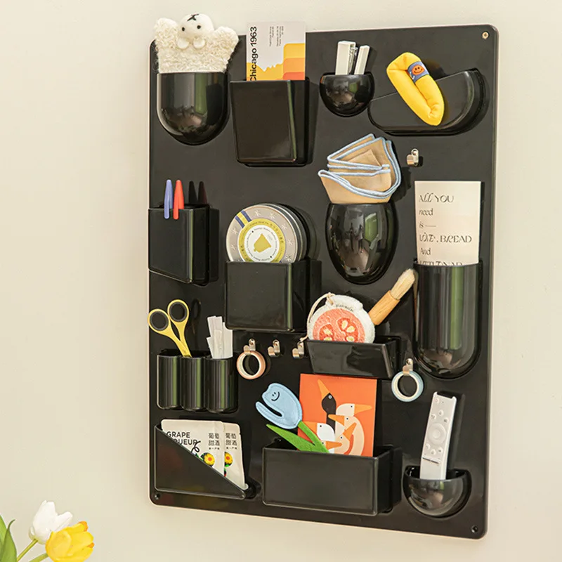 Torage Rack for Wall Holder 27x20inch Offices Kitchens Organizer Workshops Bathrooms Children's Rooms Uten Silo Hooks