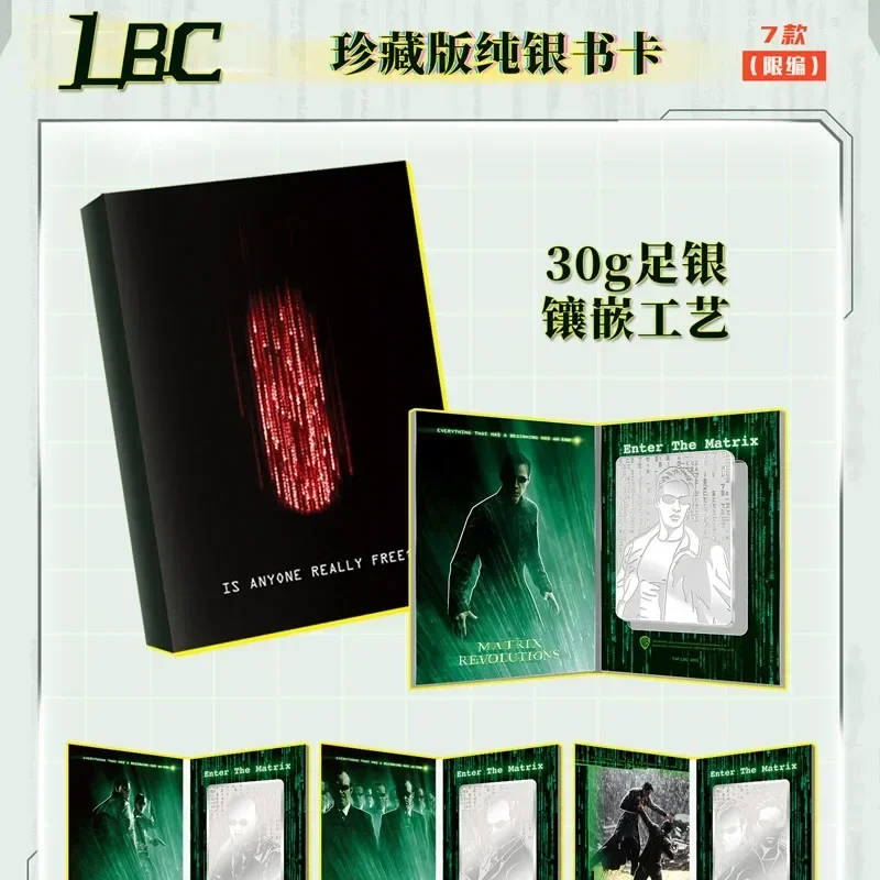 The Matrix Collection Cards Booster Box Movie Character Trinity Neo Exquisite Peripheral Rare Game Card Hobby Toy Kids Xmas Gift 4