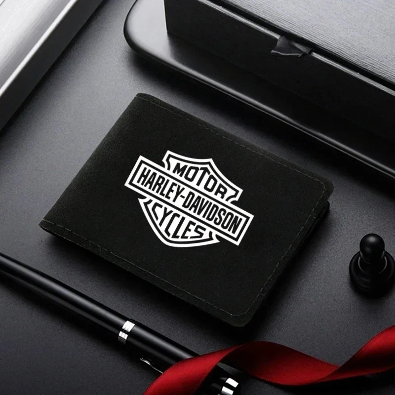 For Harley-Davidson Driver's License Case Car Driver License Cover Suede Car Driving Documents Case Credit Card Holder 4