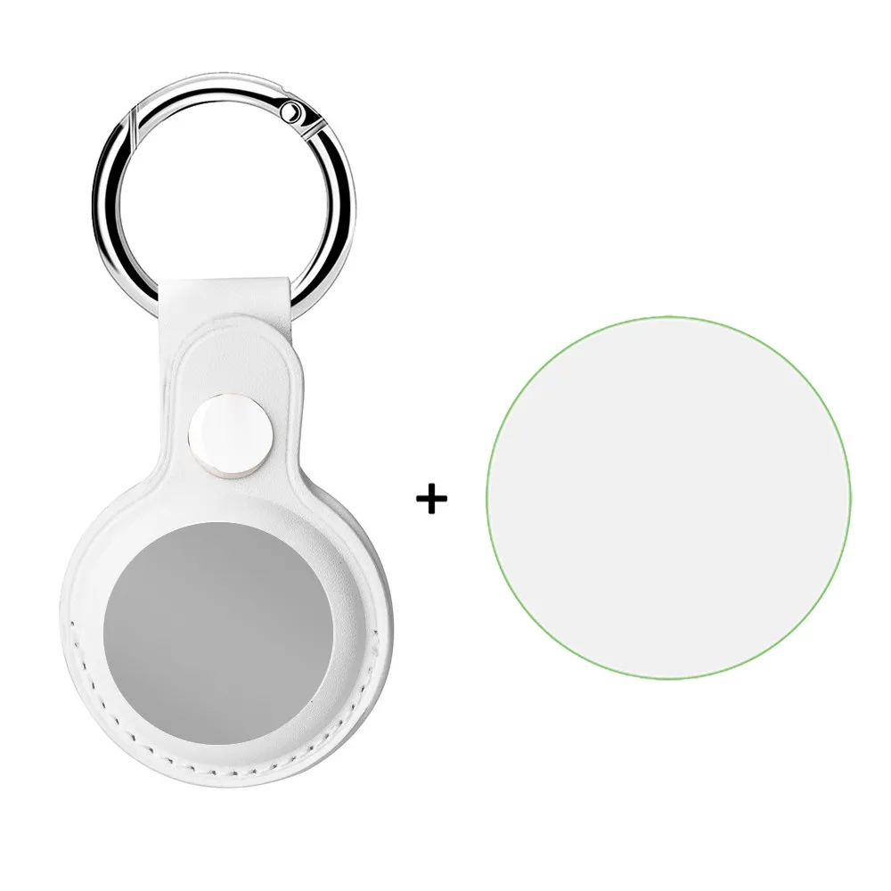 2020 new For AirTags Cover  Leather Protection Anti-Lost Protective Case For Apple Locator Tracker Cover 