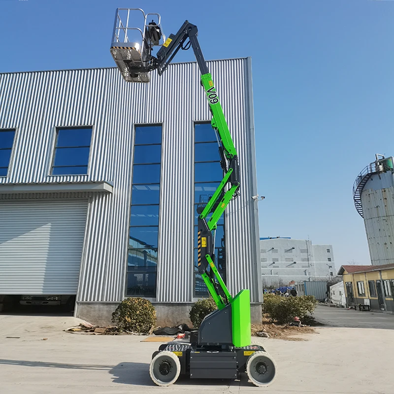 YG Nuovo sollevatore elettrico con braccio articolato da 10 m, piattaforma di lavoro aereo con braccio telescopico Prezzo basso - immagine 3