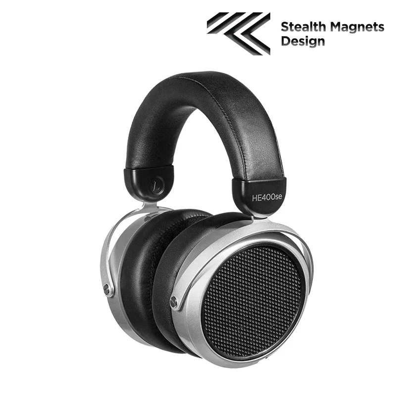 HIFIMAN HE400se V2 헤드폰 스텔스 자석 디자인 오버이어 오픈 백 풀 사이즈 유선 헤드셋, 32ohm, 20Hz  20KHz 네오
