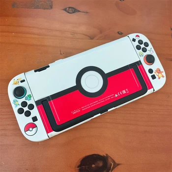 Protective Case for Switch 2 (2025),Anime Pokemon Hard PC+TPU Cover Protector, TV Dock Station Base Case for Nintendo Switch 2 2