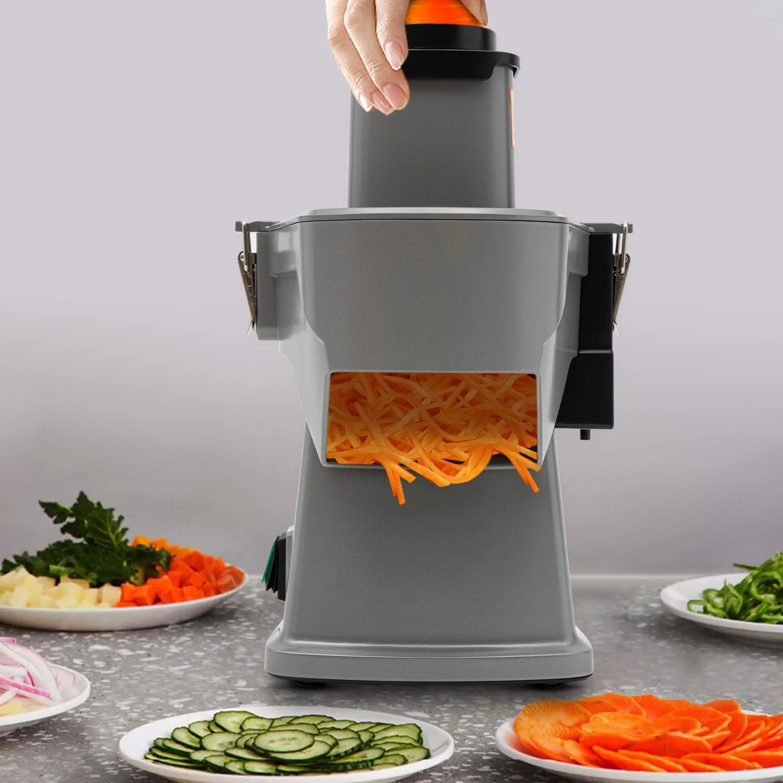 Electric Food Dicer Vegetable Chopper Commercial Restaurant Home