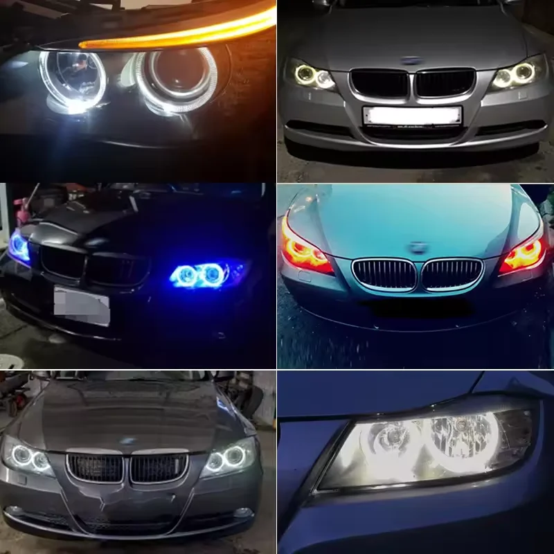 2x 6000K LED Angel Eyes Marker Light Bulb For BMW 1 Series E87 pre-lci 2004-2007