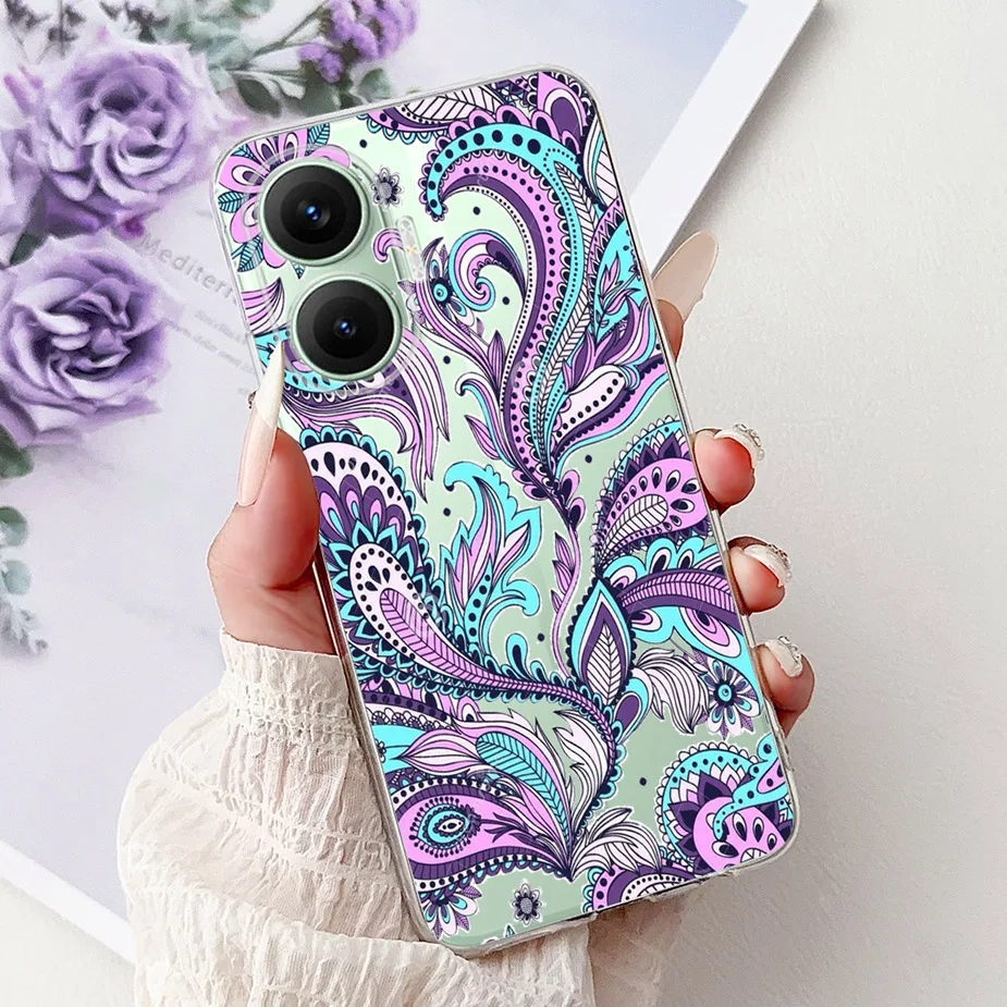 Stylish Painted Soft Slim Phone Case - For Xiaomi Redmi and Poco Series