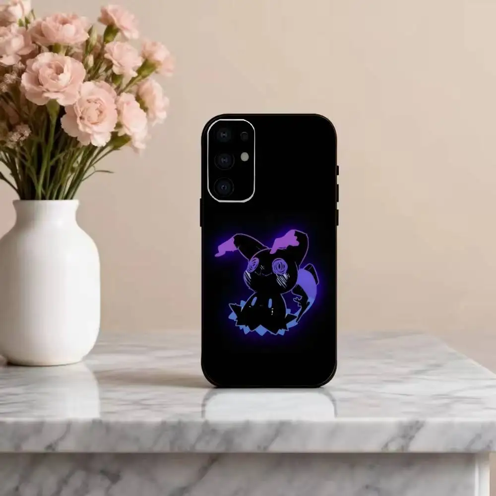 Cartoon Cute Mimikyu Phone Case - Black Cover