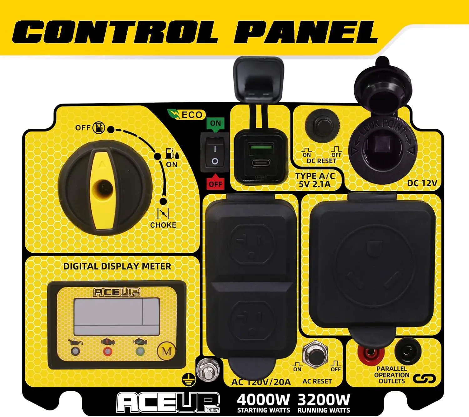 4000 Watt Portable Inverter Generator 4