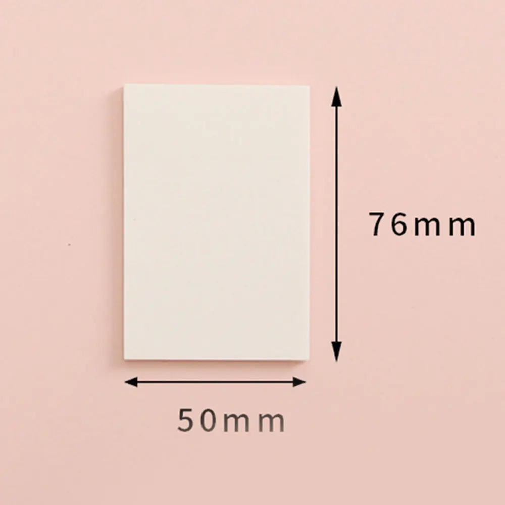 50 аркушів/блокнот Прозорий липкий блокнот для нотаток Водонепроникний самоклеючий прозорий нагадування про повідомлення для домашнього офісу Шкільне приладдя