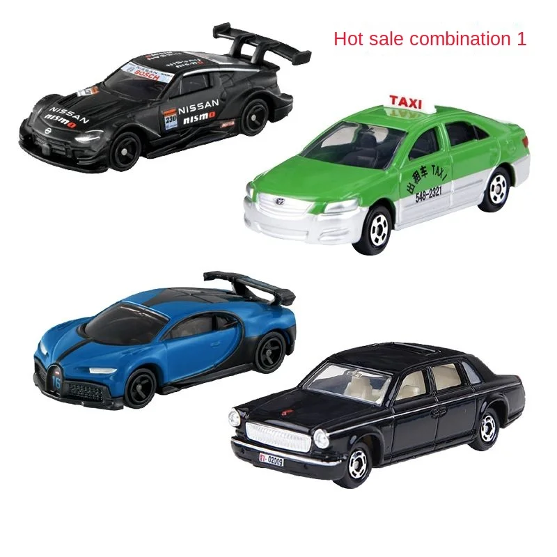 

TOMY Simulation Alloy Children's Car Model Toyota Camry Bugatti Nissan Hongqi Hot Selling Combination Model Gift for Children