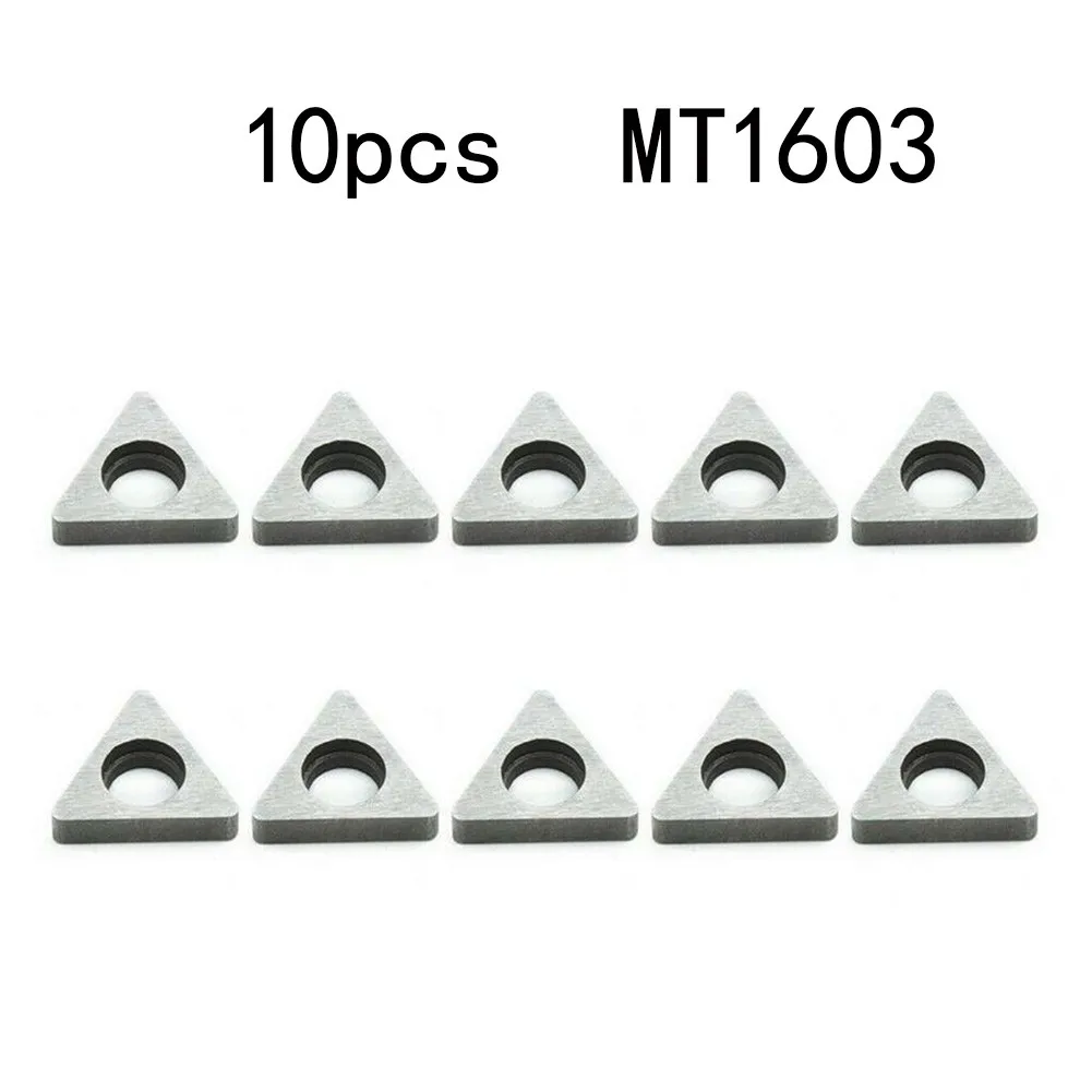 10 pcs mt1603 Schneid stangen scheibe dreieckig cnc Dreh werkzeug halter Legierung Schneid kissen Werkzeug basis Keil zubehör Drehmaschine teile