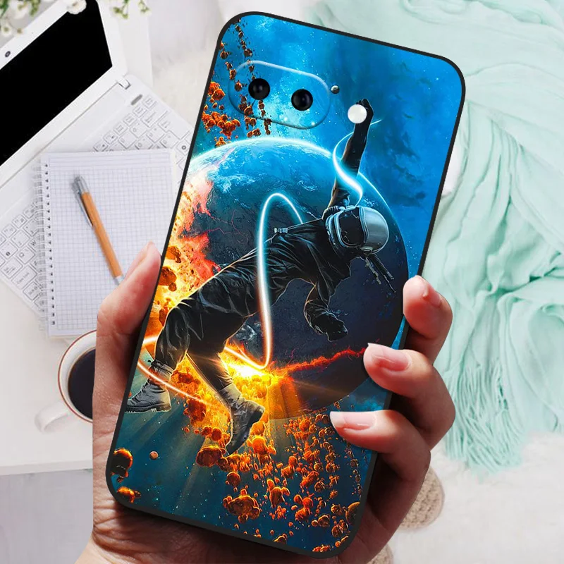 Cartoon Silicone Back Cover Phone Case - Soft Bumper Coque