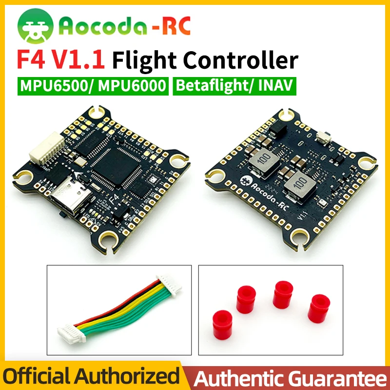 AocodaRC F4 V1.1 Flight Controller F405 Betaflight/INAV OSD MPU6500