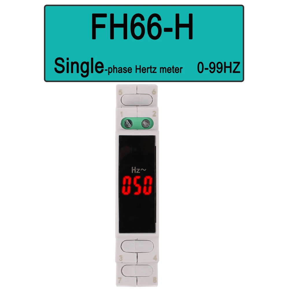 Din Rail Mount Voltage and Current LED Digital Display Meter