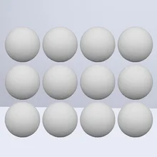 

12pcs Table Soccer Balls Replacement Balls Tabletop Game Balls Table Plastic Accessories(White/36mm)