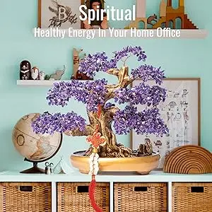 amethyst crystal tree amethyst tree feng shui tree bonsai crystal 