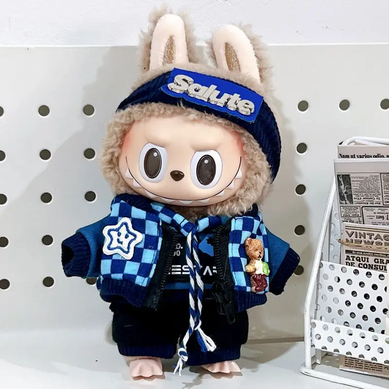 thumbnail image 1 of Ropa y accesorios para muñecas de peluche de 17 cm, minimuñecas de peluche, para muñecas de Kpop Exo Labubu de Corea, traje de mucama, regalo para niños, 1 of 5