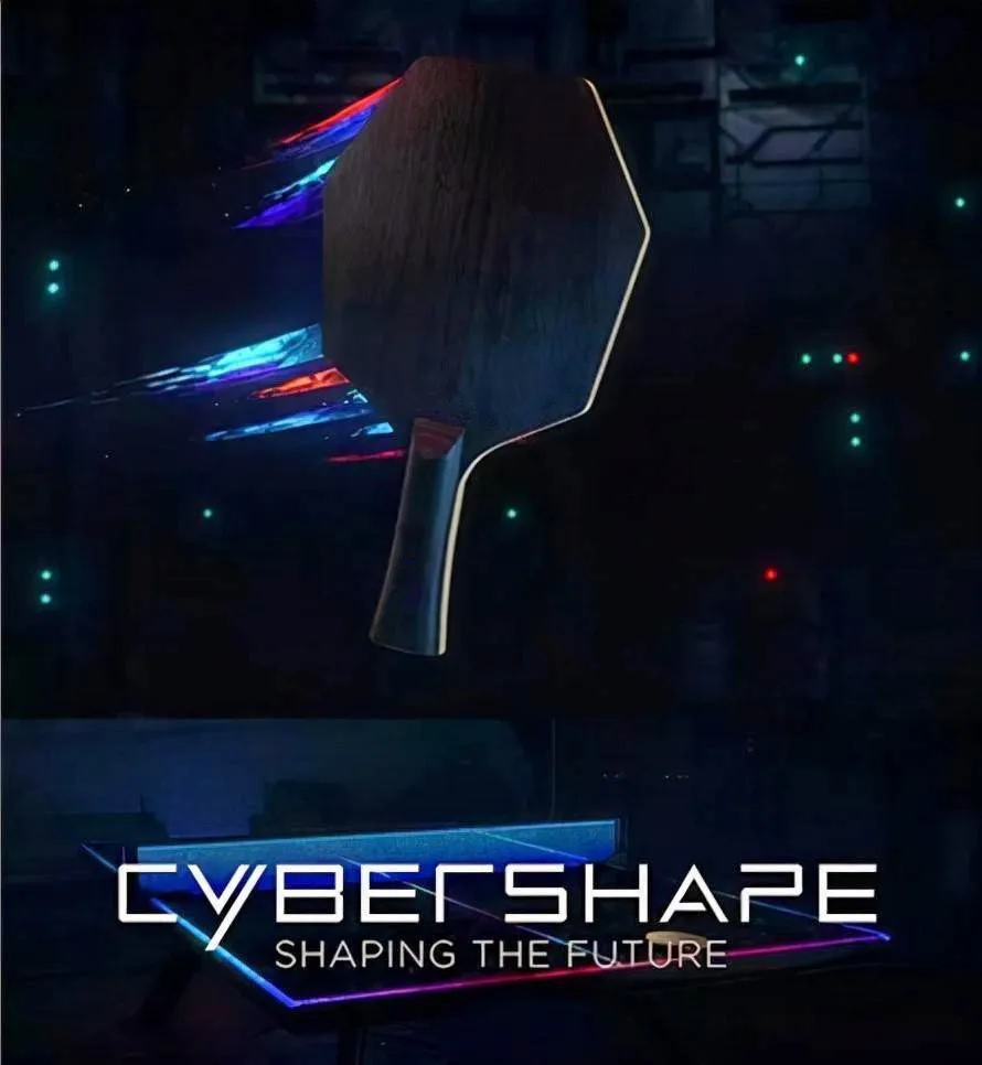 Cybershape-paleta de Ping Pong con Base de carbono, raqueta de tenis de mesa FL/CS hecha a mano para competición