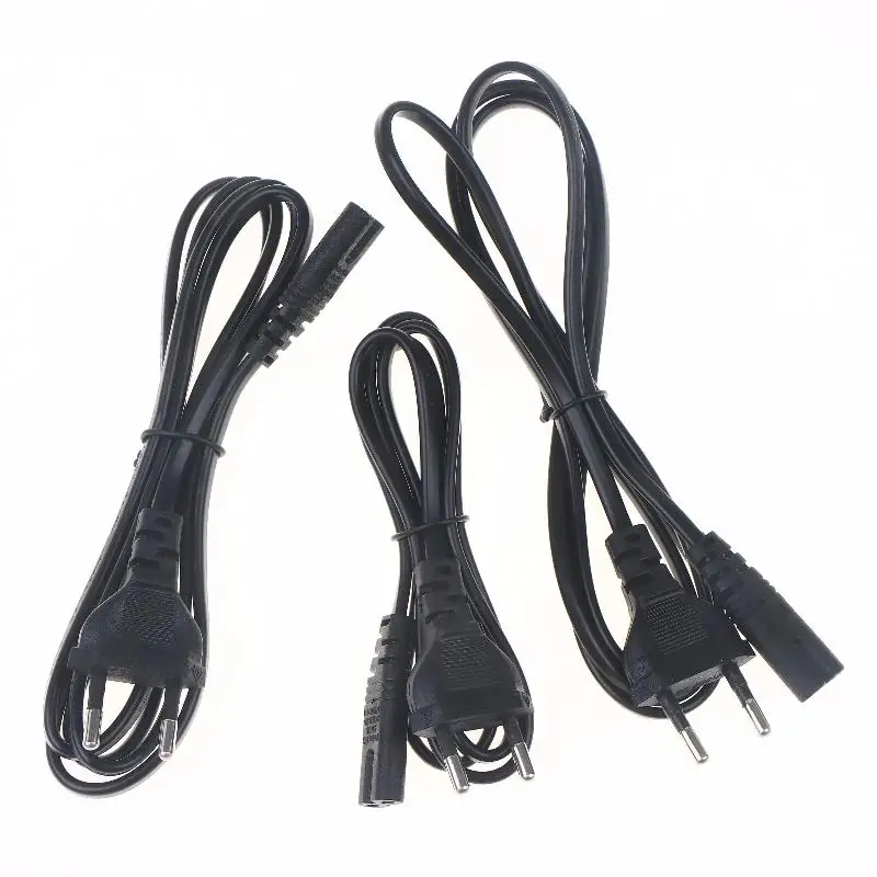 European Standard 2-Prong C7 Figure 8 Power Cable Extension Cord