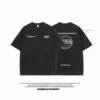 Spring Streetwear Letter Printed Men's T-shirt Oversized Casual T Shirts for Male Summer Unisex Short Sleeve Tees 1