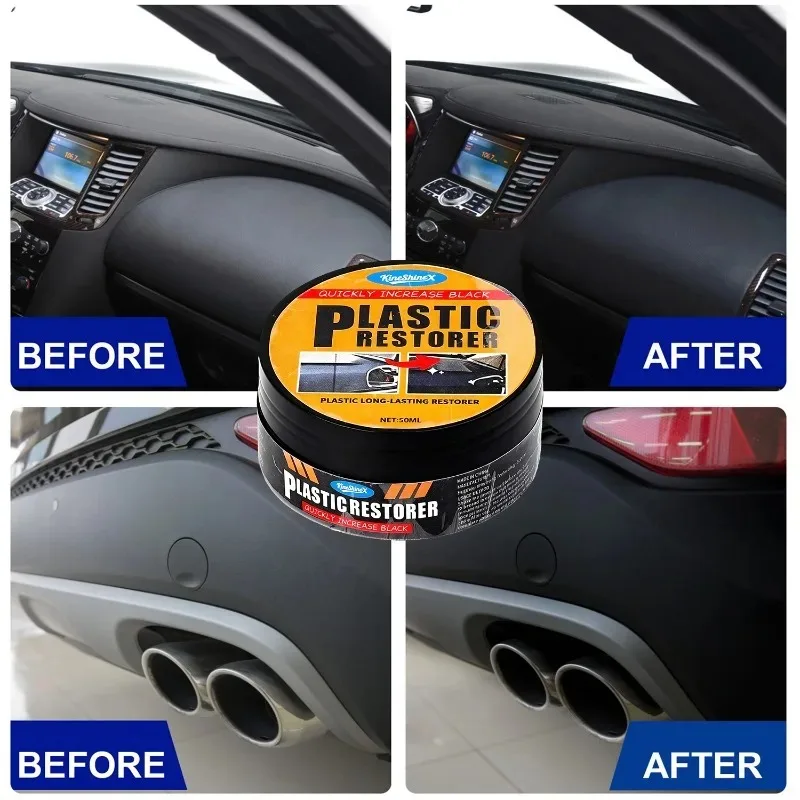 Car Refurbished Cream Instant Leather Repair Kit for Car Seats Restoration & Revive Interior Dashboard Plastic Upholstery Care