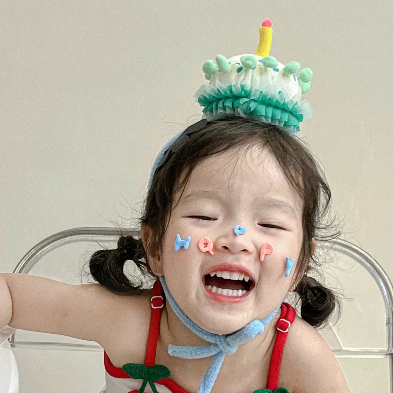 Birthday Atmosphere Props Children's Headwear Hats Girls Boys Scene Photography Balloons Celebratory Festive Accessories - 4