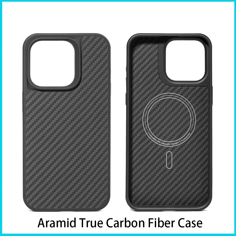 For magsafe Magnetic for iphone 15 pro max carbon fiber case Ultra Thin  aramid phone cover for iphone 15 pro carbon case - AliExpress