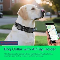 Waterproof Air Tag Dog Collar with AirTag Holder, Reflective Soft Padded & Safety Buckle, AirTag Pet Collar Adjustable for Dogs 3