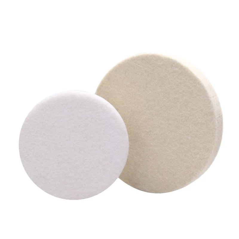 Polishing Pads Wool Felt Polishing Pad 75mm 100mm 125mm 150mm 180mm Wheel For Glass Stainless Steel Polish Repair Scratche