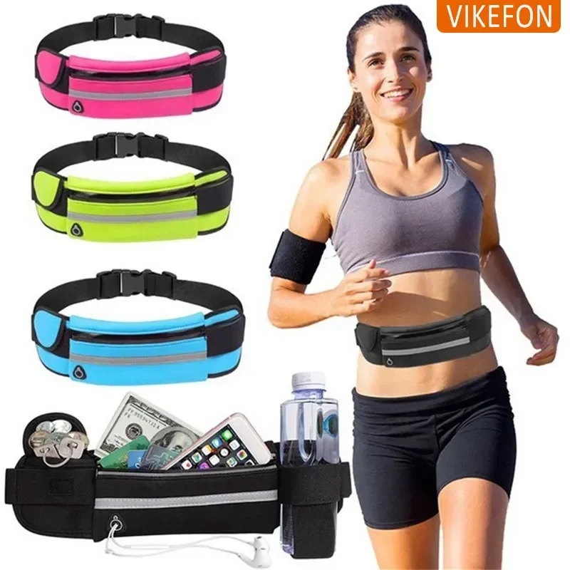 Running Waist Pouch Outdoor Ultra-thin Mobile Phone Elastic Sport Waterproof Close-fitting Mobile Phone Bag Coin Purse