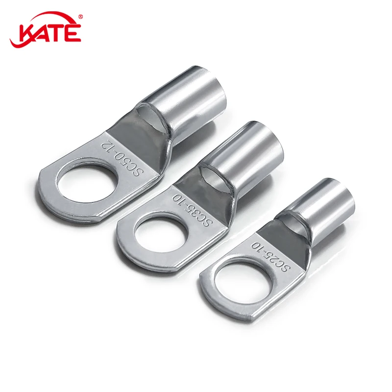 pces sc tipo fio nariz terminal crifriso fio nariz cabo terminal conector estanhado cabo talao 02