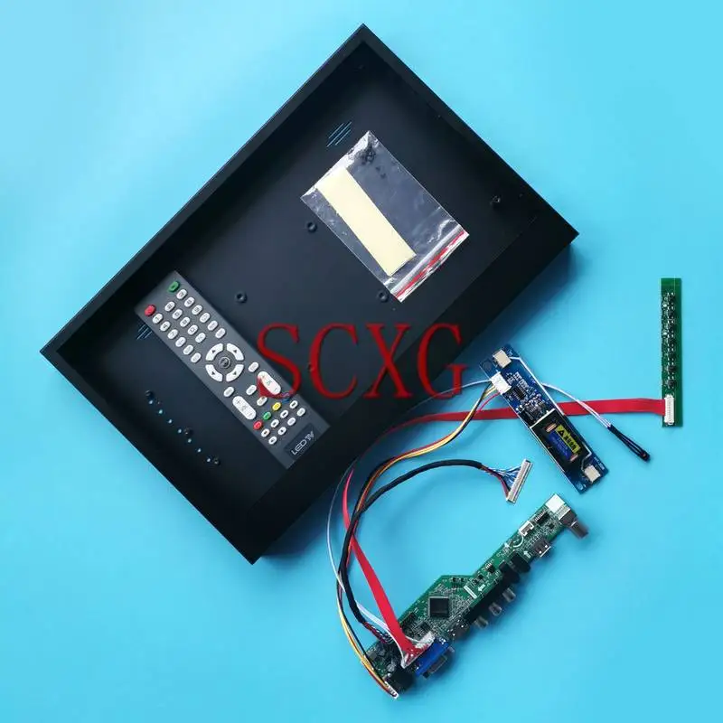 

Металлический чехол + плата драйвера аналогового ТВ подходит для N150X7 QD15XL11 QD15XL15 VGA AV USB HDMI-совместимый Комплект «сделай сам» 1024*768 2CCFL 30 Pin LVDS 15"