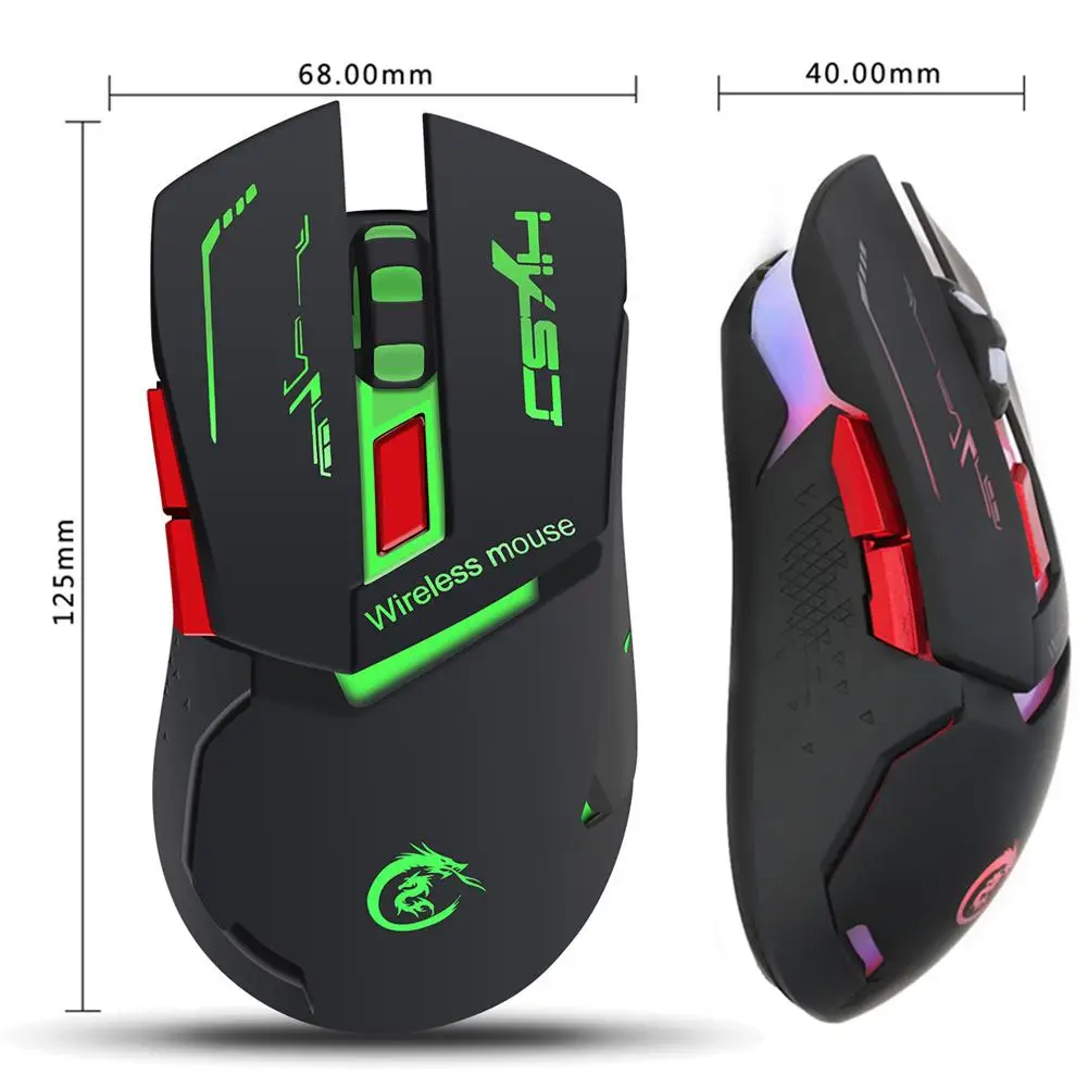 usb wireless mouse 2.4G Wireless Mouse RGB Rechargeable Mouse Wireless Computer Silent Mause LED Backlit Ergonomic Gaming Mouse For Laptop PC led gaming mouse