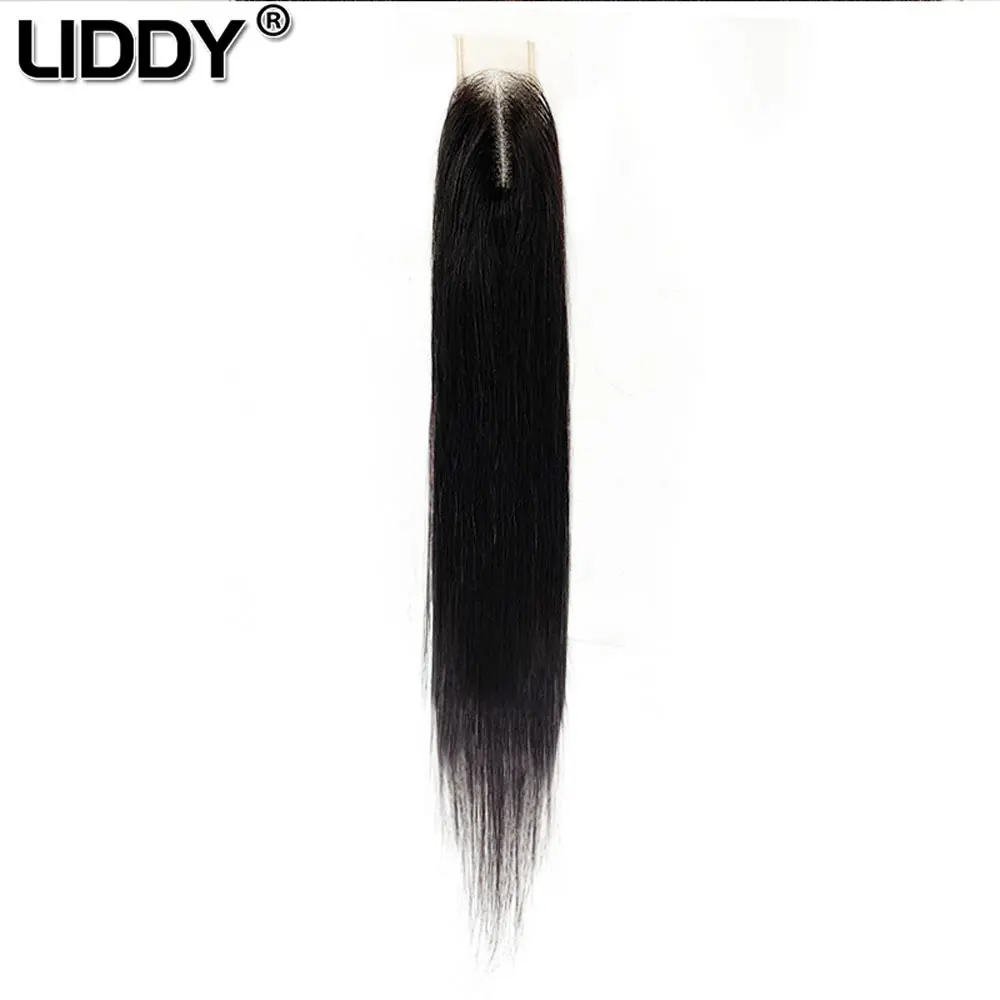 2x6 Hd Transparent Lace Closure Straight Middle Part Lace Closure Brazilian Remy 100% Human Hair for Black Women human hair lace closure
