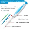 3 In1 Painless Auto Skin Tag Mole Wart Removal Kit Cleaning Tools Face Skin Care Body Wart Dot Treatments Remover Beauty Health 5