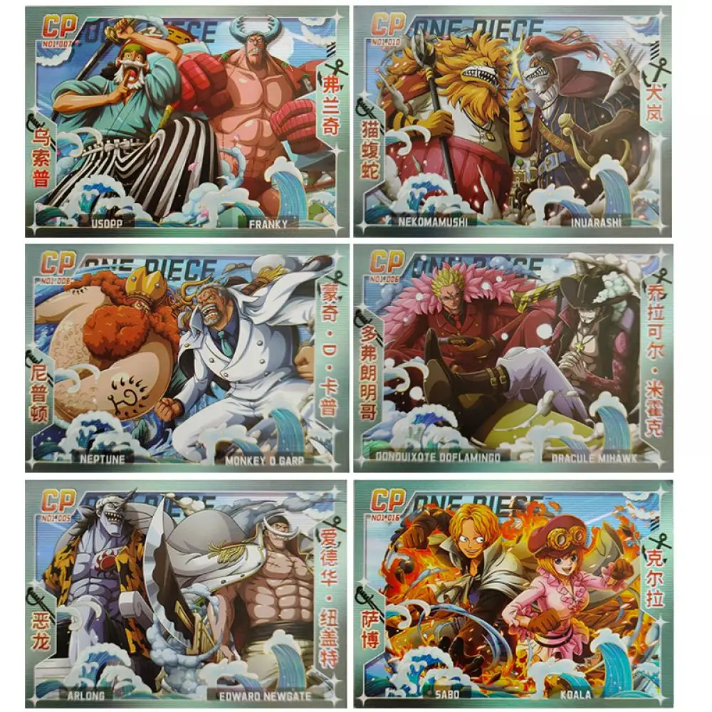 

Anime ONE PIECE CP series Roronoa Zoro Tony Tony Chopper Edward Newgate Donquixote Doflamingo collection card Board game card