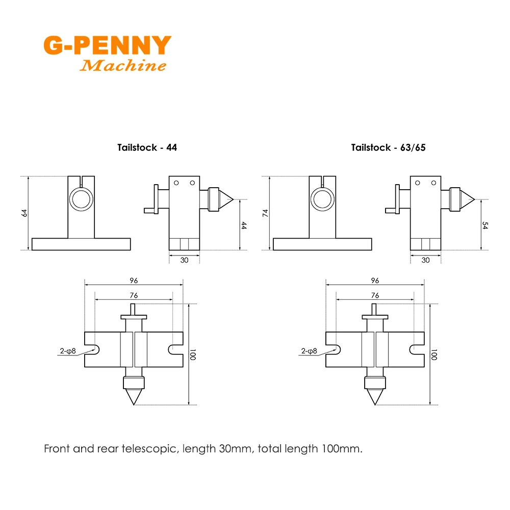 4th Axis Kit With Tailstock Rotate Axis 50/65mm CNC Dividing Head Rotation 4:1 For Mini Router With Nema17 Stepper Motor