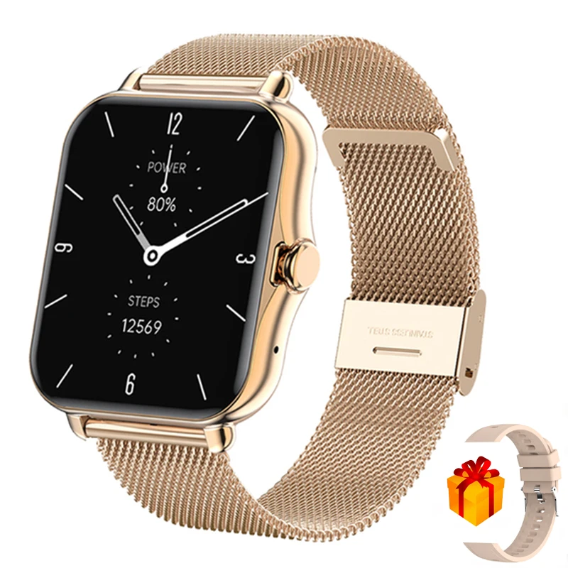 GEJIAN New Bluetooth Call Smart Watch Men Full Touch Screen ECG Heart Rate Blood Pressure Smart Watch Women APP Information Push 