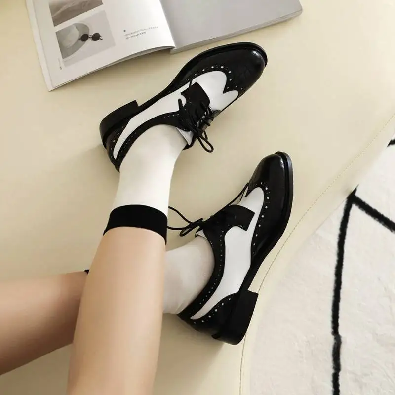 SIMLOVEYO デザイン レディース フラットシューズ ラウンドトゥ