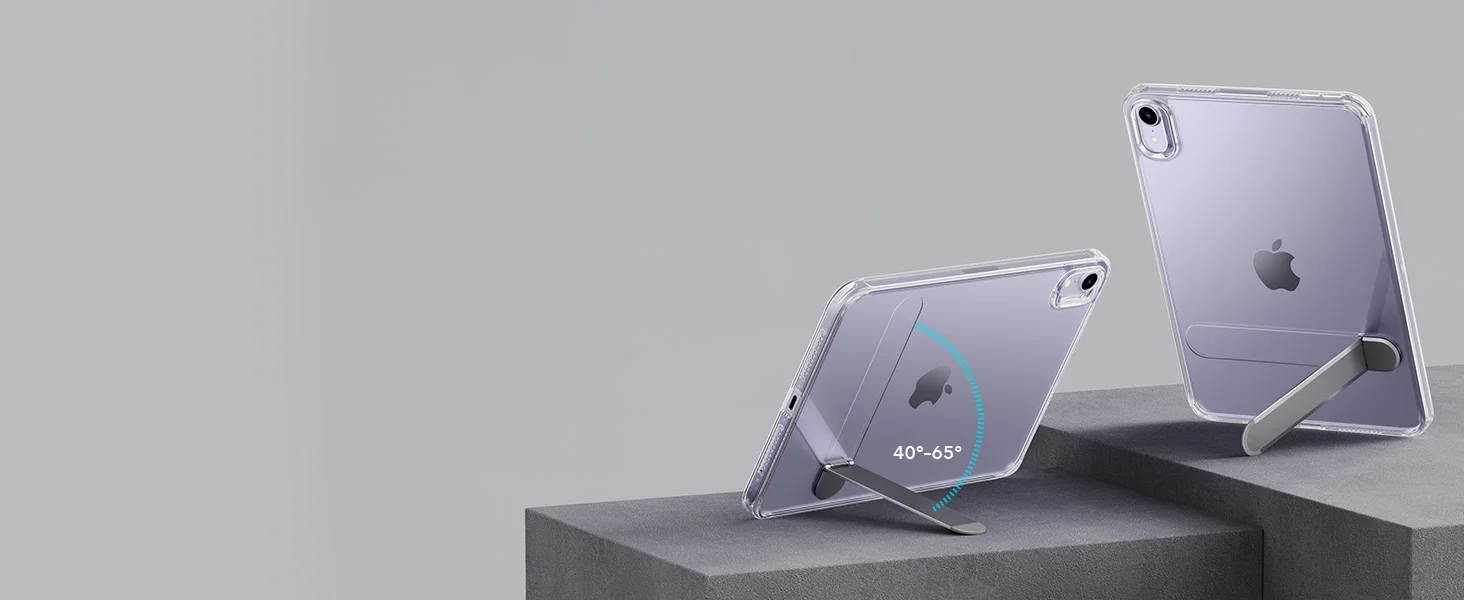 esr coque de protection arrière pour ipad mini étui de protection hybride transparent avec support crayon