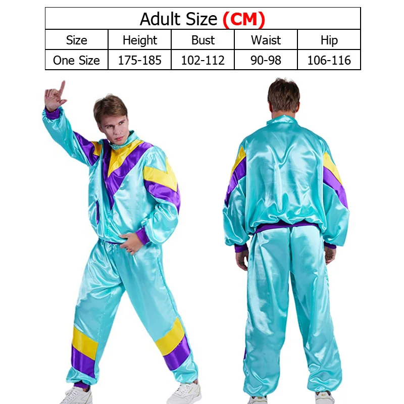 TUTA DA UOMO Anni '80 E '90, Stile Hip Hop ... - IT