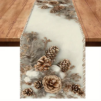 Winter Floral Table Runner 1