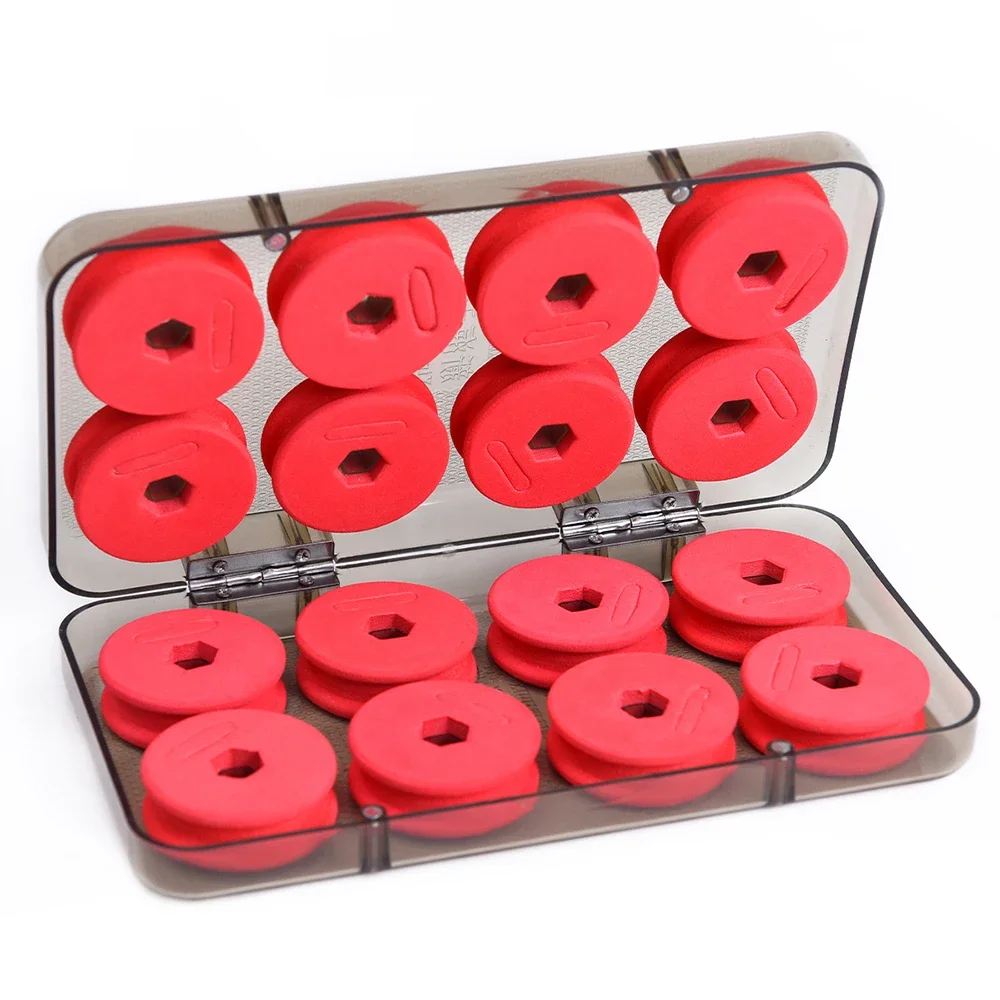 

8/16pcs Foam Spools Line Box Winding Board Fishing Line Shaft Fishing Lure Hook Rig Bait Storage Case Pesca Fishing Tackle Box