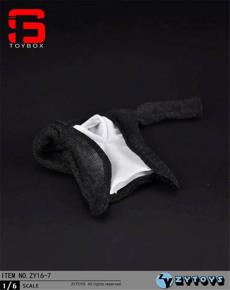 ZYTOYS ZY16-7 1/6 Male Soldier Michael Jackson MJ Black Hip-Hop Suit Model Accessories Fit 12'' Action Figure Body
