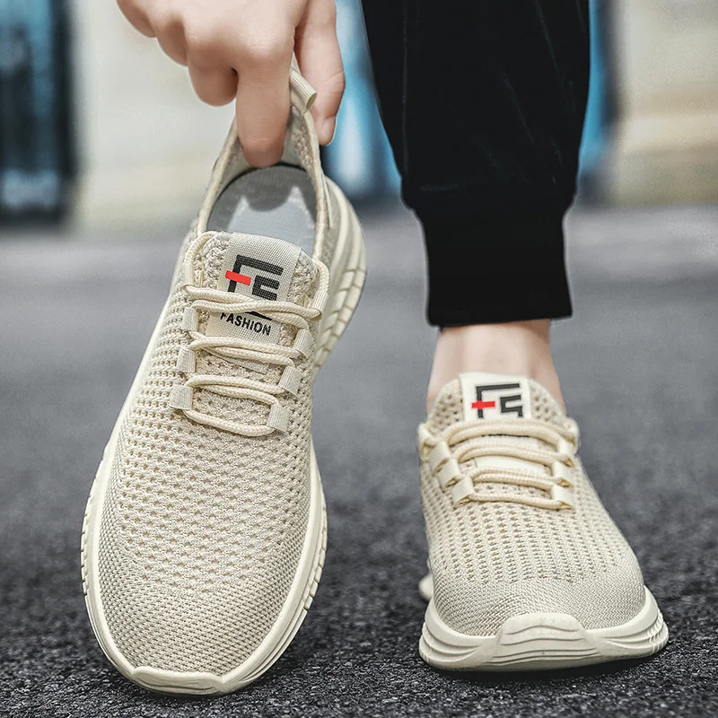 New Male Tennis Shoes Sneakers Men Comfortable Gym Sport Shoes Outdoor Adult Breathable Footwear Running Trainers High Top