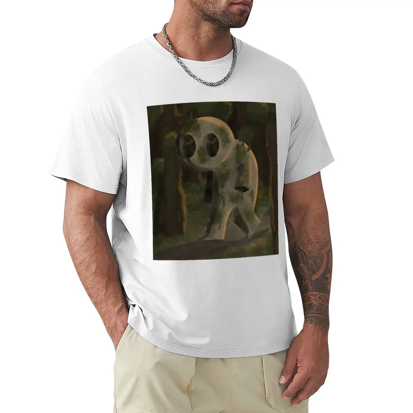 Stone Gollum Walking Through Forrest T-Shirt Plus Size Top Graphics Mens T-Shirt Pack