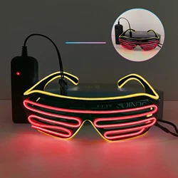 Dual Color LED Luminous Atmosphere Glasses (Yellow and red)