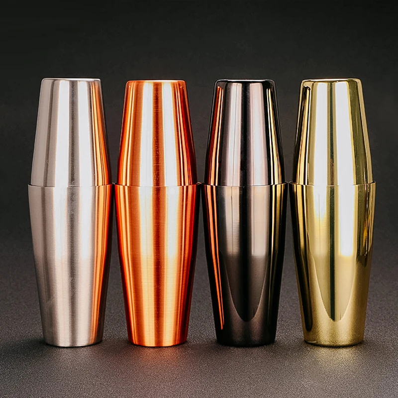 Agitatore Boston In Acciaio Inossidabile Set Da 2 Pezzi 600/750Ml American Cocktail Shaker Bar Barman Shaker Cup Tool Milk Tea Shop Tool