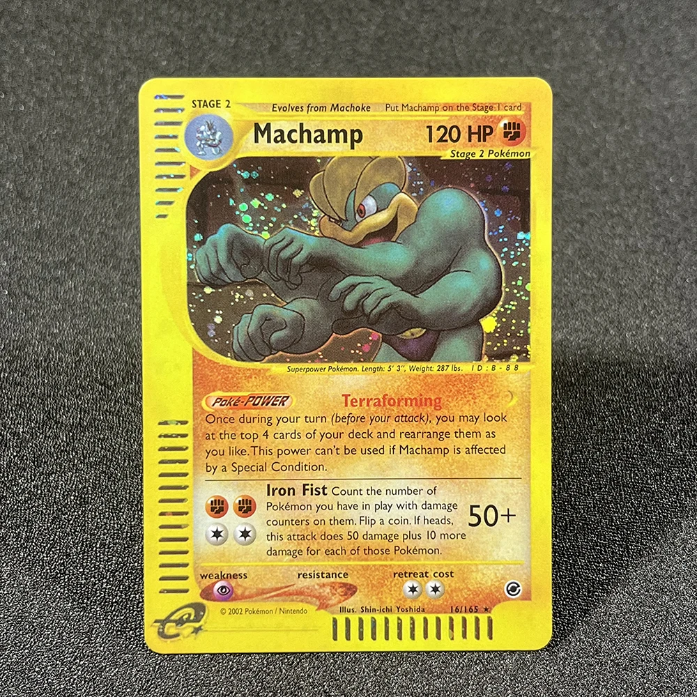 thumbnail image 1 of Pokémon Flash Cards E-Card Expedition (EX) Charizard Blastoise Venusaur Mewtwo Machamp Gengar Game Collection PTCG E Proxy Cards, 1 of 5