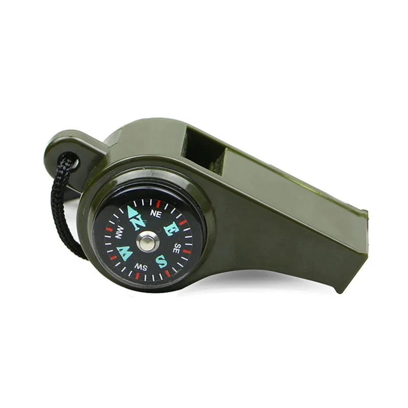 ToGames Multifunctional Whistle Thermometer Compass 